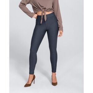 Honeylove Women's EverReady Stretch Smoothing Stormy Blue Slim Fit Pants- Size S